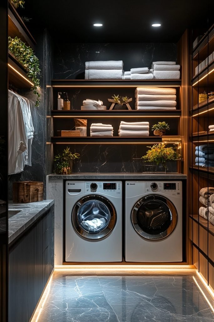 Smart Technology Laundry Room