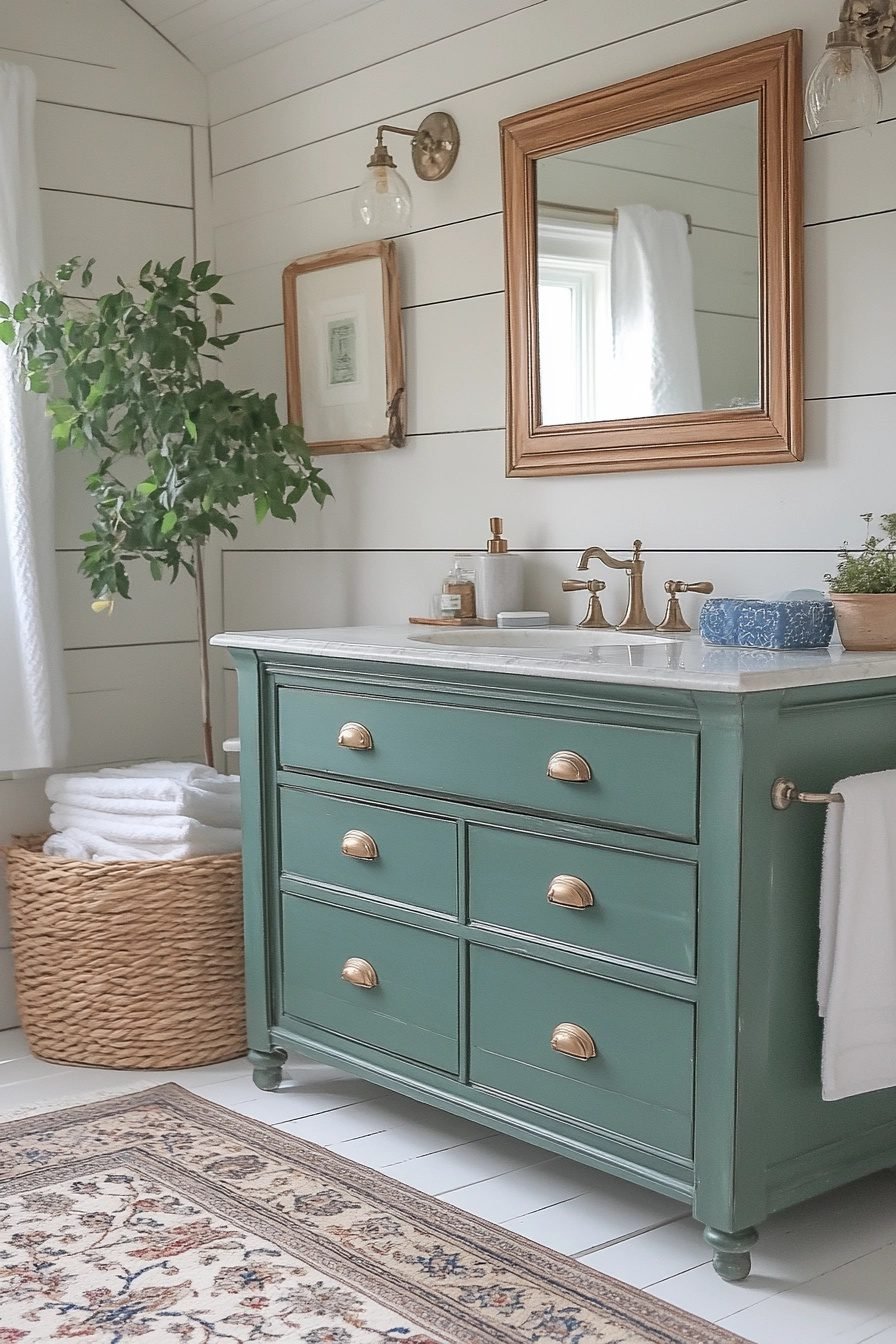 29 Coastal Farmhouse Bathroom Ideas To Create A Serene Oasis