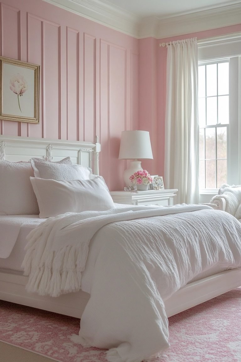 29 Pink And White Bedroom Ideas For A Soft And Elegant Look - Courtneys ...