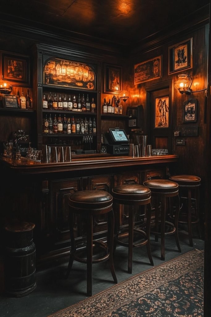 Speakeasy-Style Bar