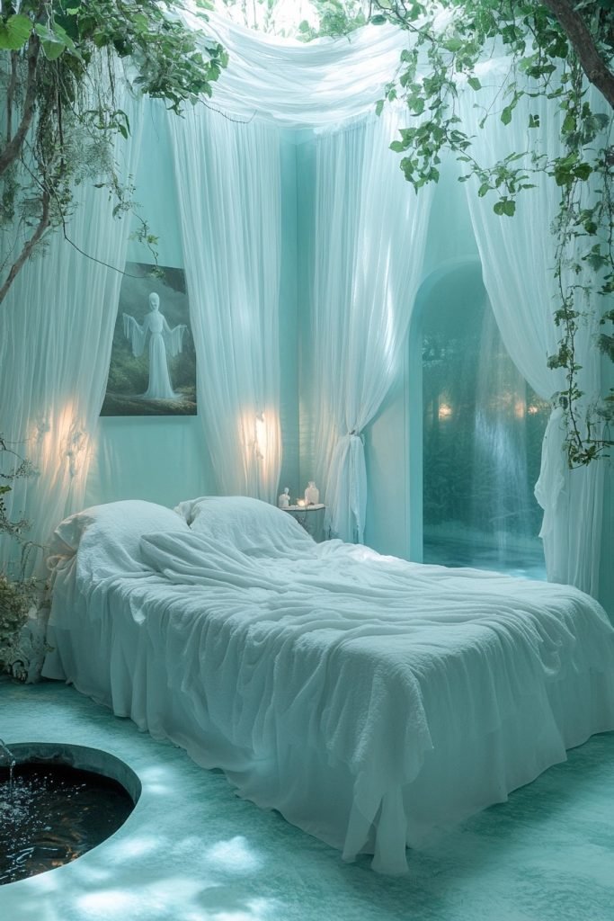 Spooky Specter Spa Bedroom