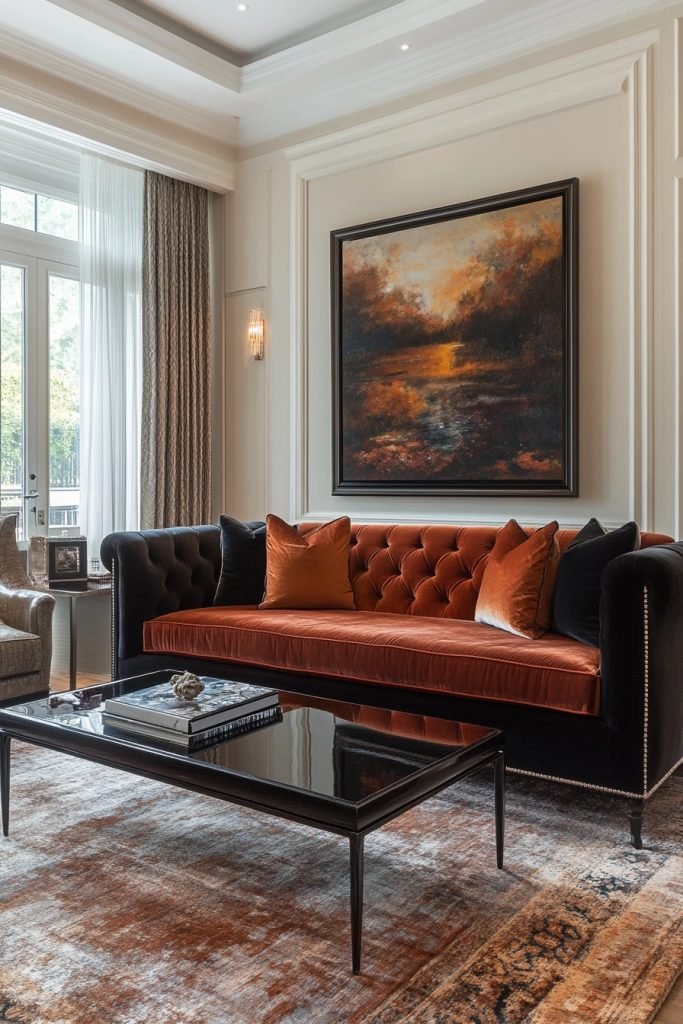 Tastefully Tailored Living Room