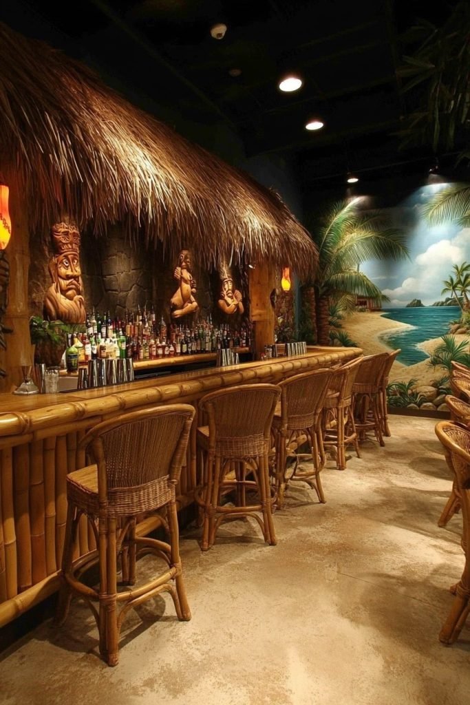 Tiki-Themed Bar