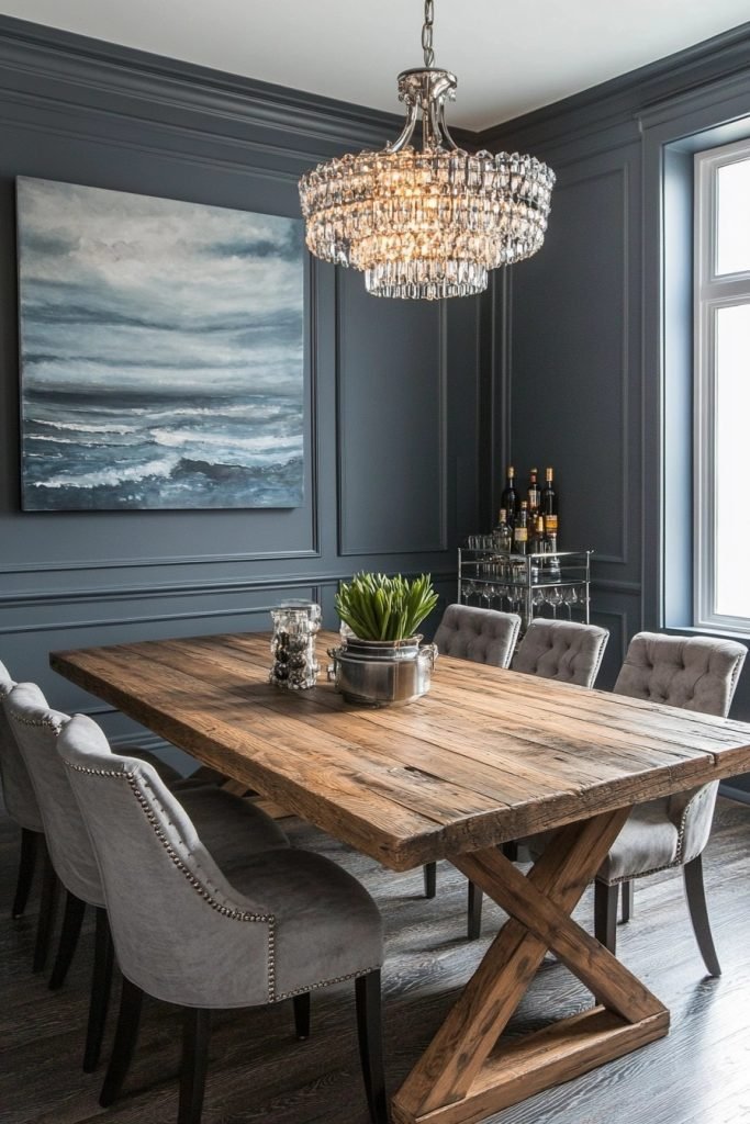 Timeless Texture Dining Area