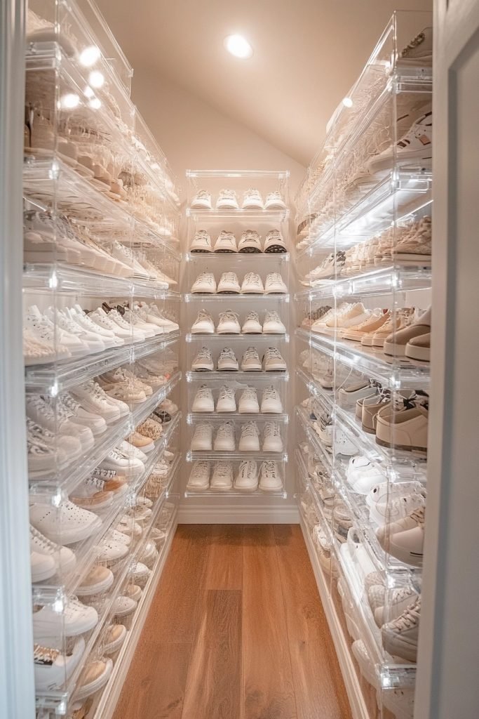 Transparent Shoe Boxes