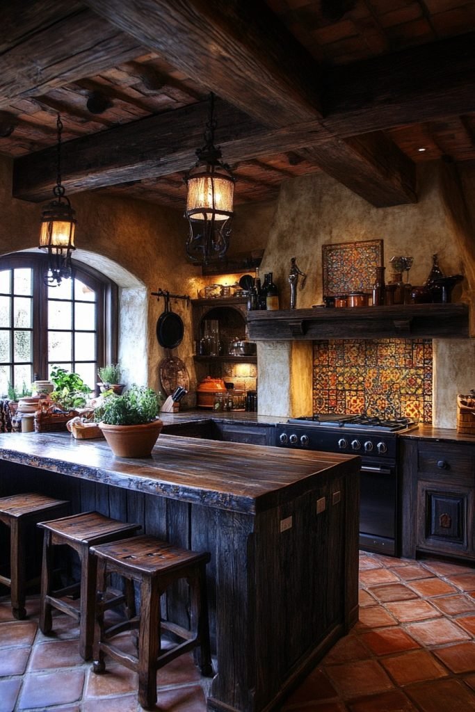 Tuscan Treasures: Old-World Kitchen Style