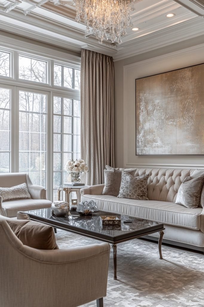 Understated Glamour Living Room