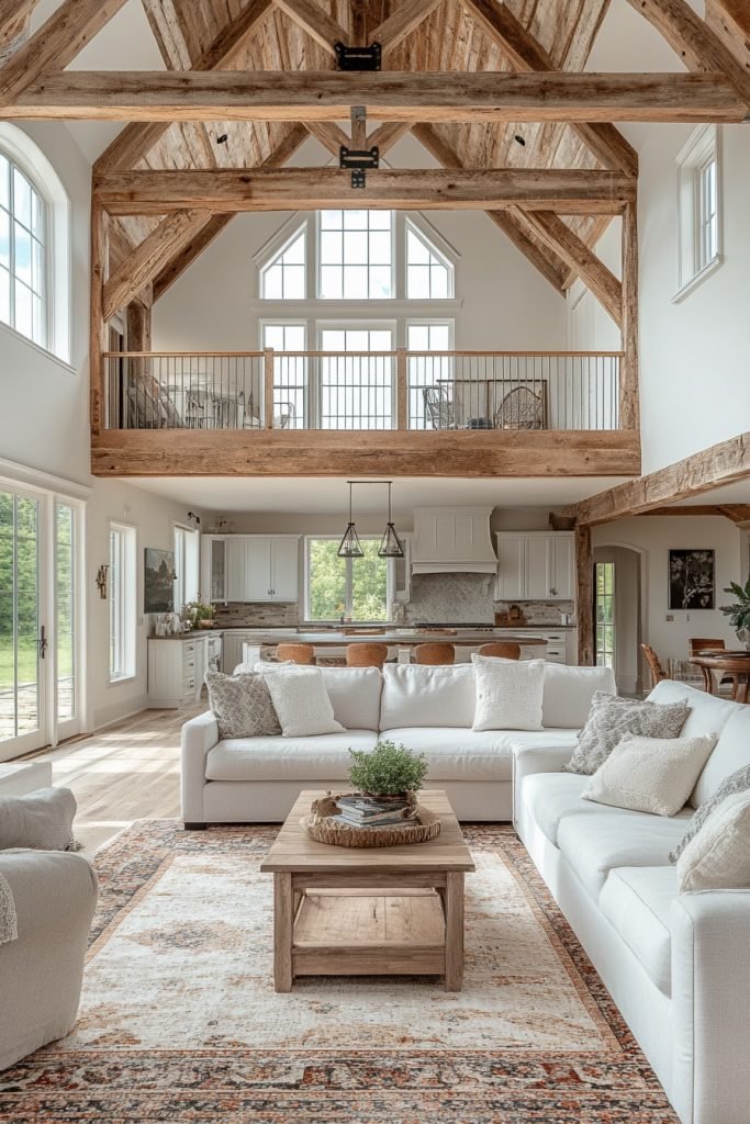 Vaulted Ceiling Barn House