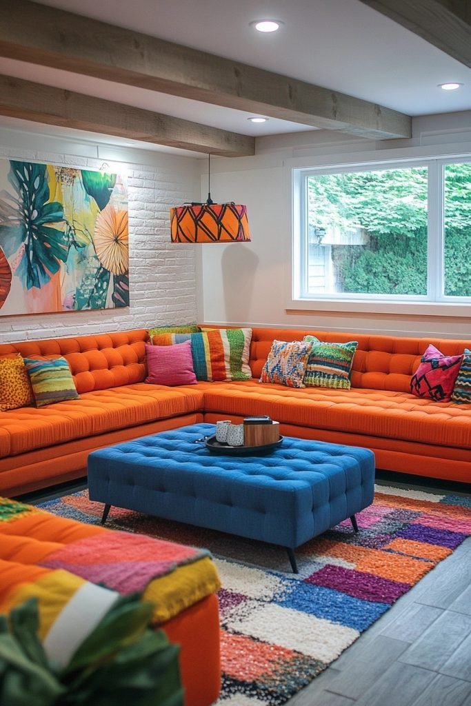 Vibrant and Versatile Walkout Basement