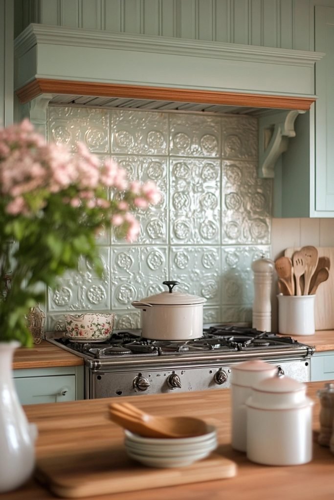 Vintage Tin Tile Look