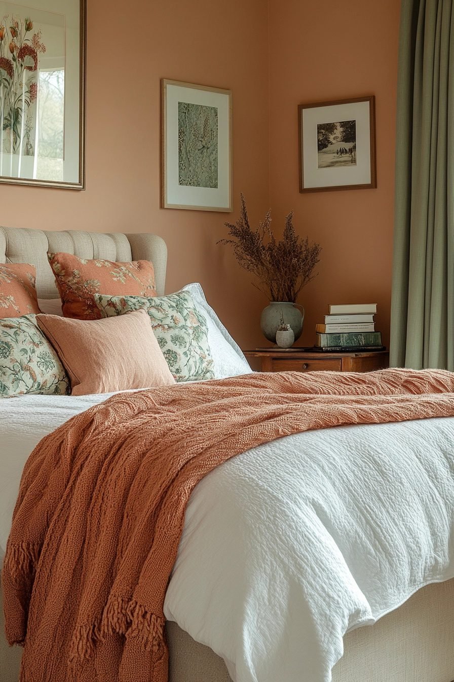 29 Sage Green And Peach Bedroom Ideas For A Chic And Tranquil Vibe ...