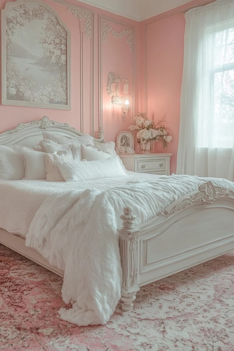 29 Pink And White Bedroom Ideas For A Soft And Elegant Look - Courtneys ...
