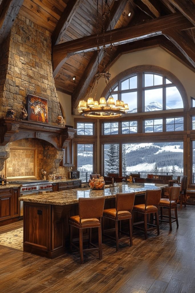 Alpine Elegance Kitchen