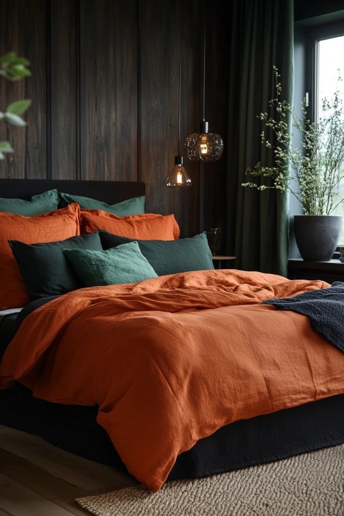 Amber Energy Bedroom