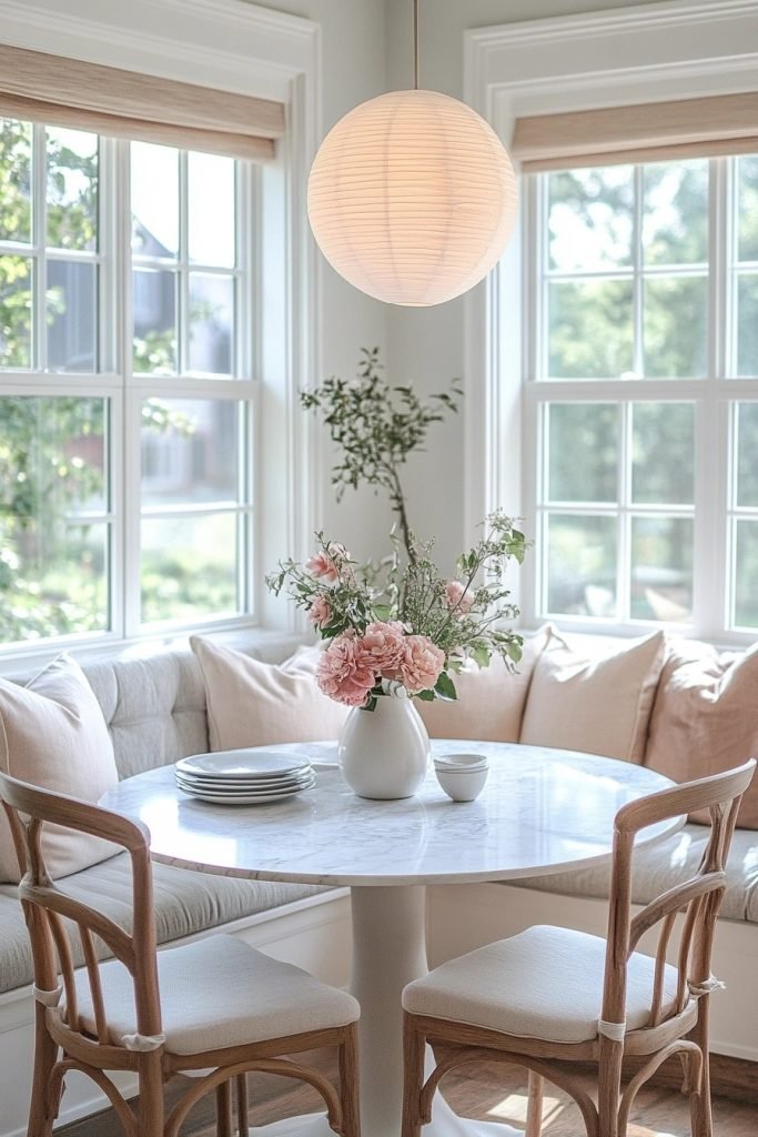 Bright and Airy Breakfast Nook