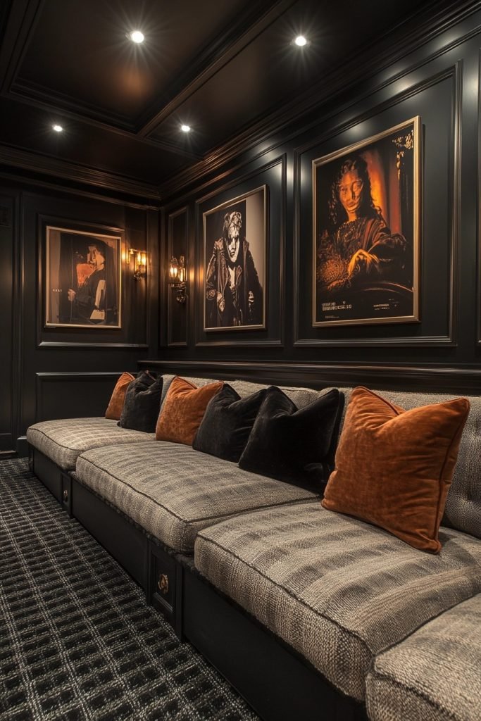 Chic Classic Media Room