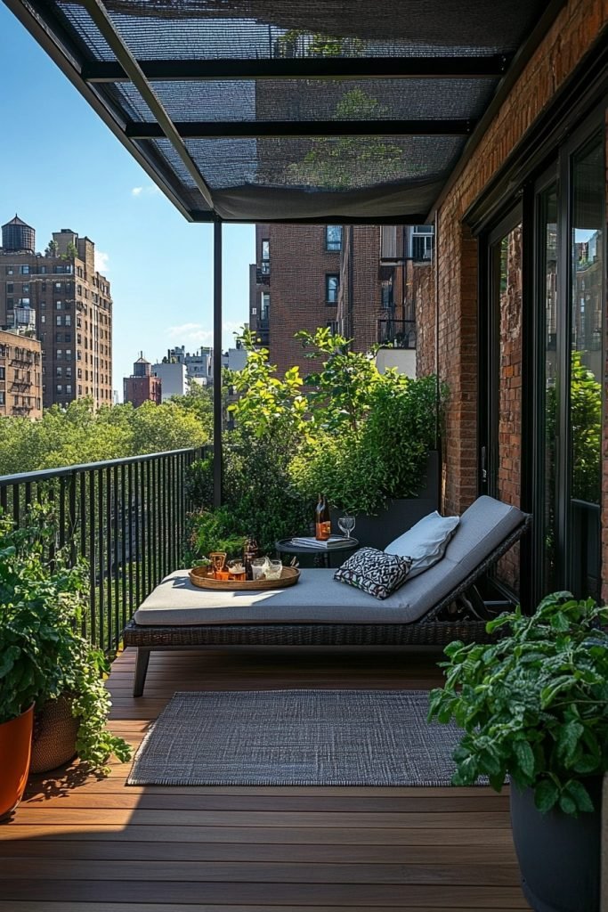 Chic Sunbathing Spot