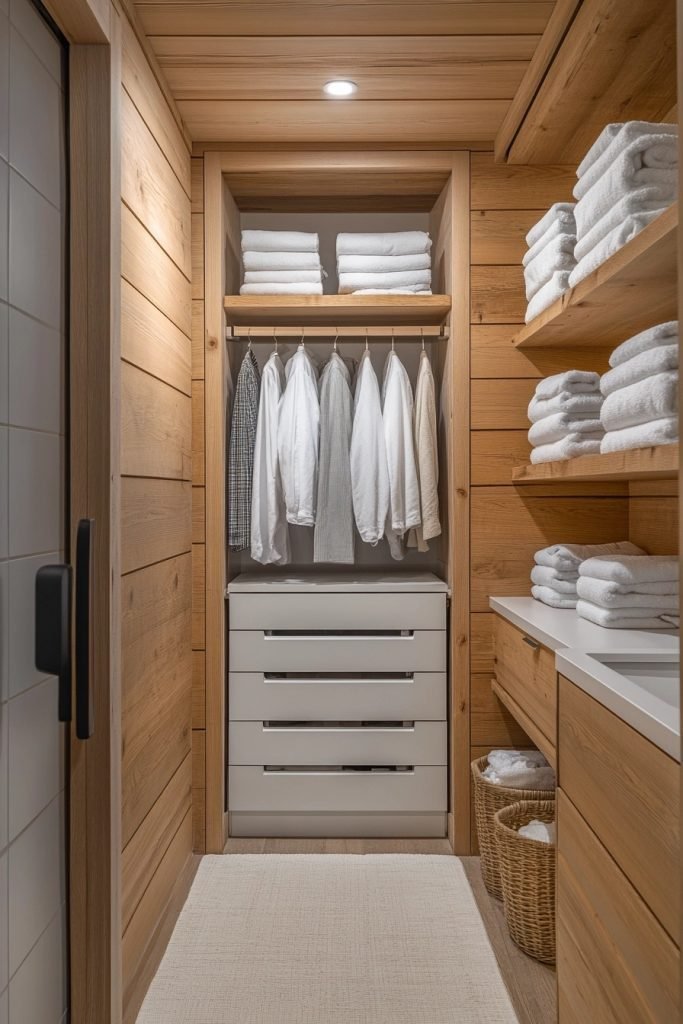 Clear-Cut Scandinavian Closet
