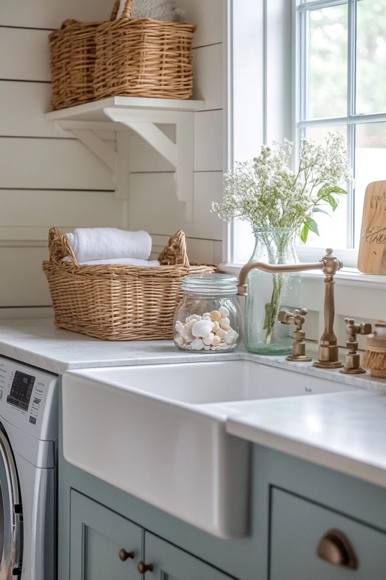 29 Coastal Farmhouse Decor Ideas That Blend Rustic Charm With Oceanic ...