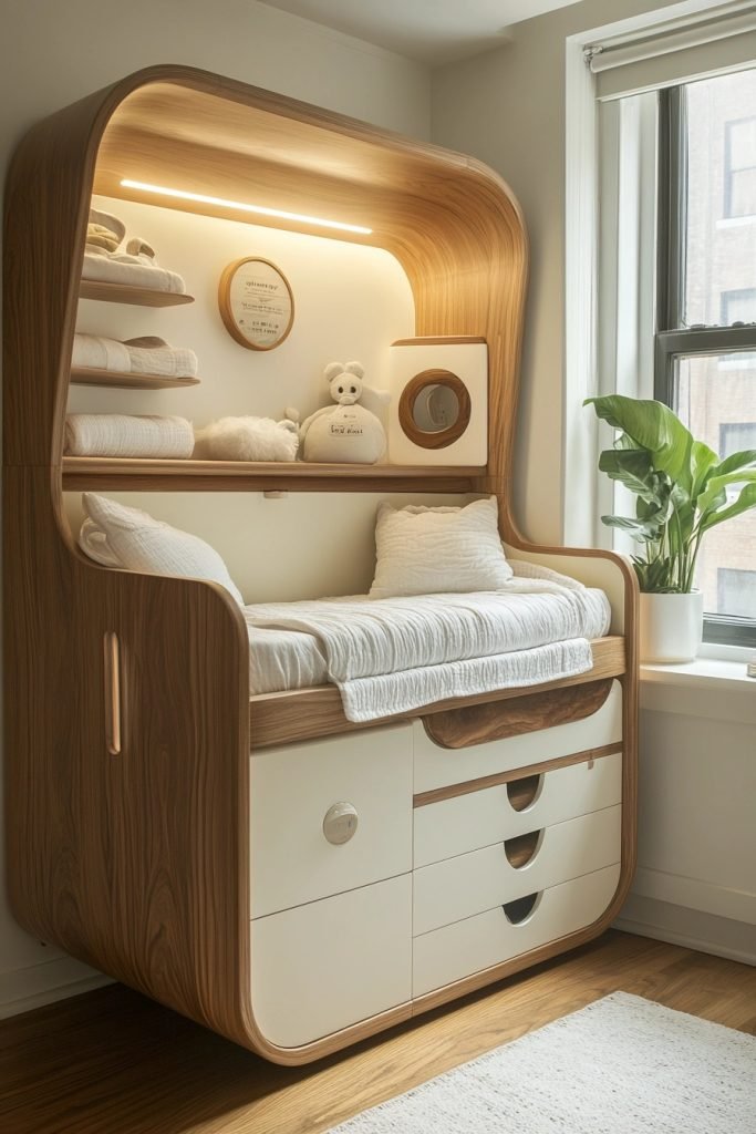 Compact Convertible Nursery