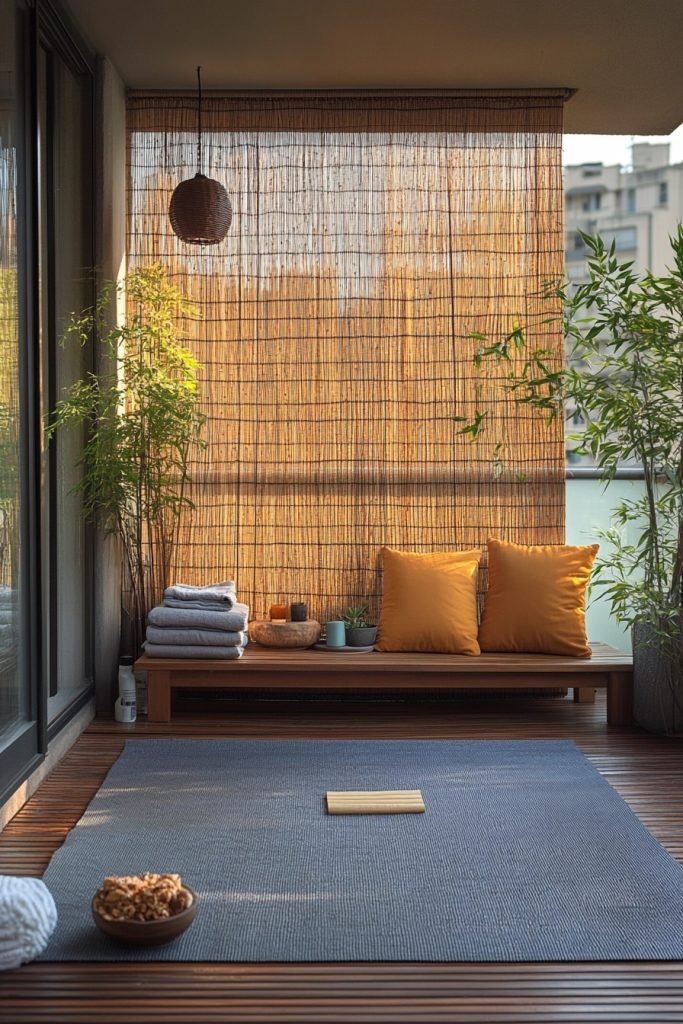 Compact Outdoor Yoga Studio