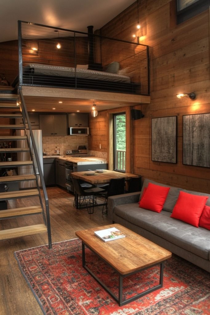 Contemporary Cabin Loft