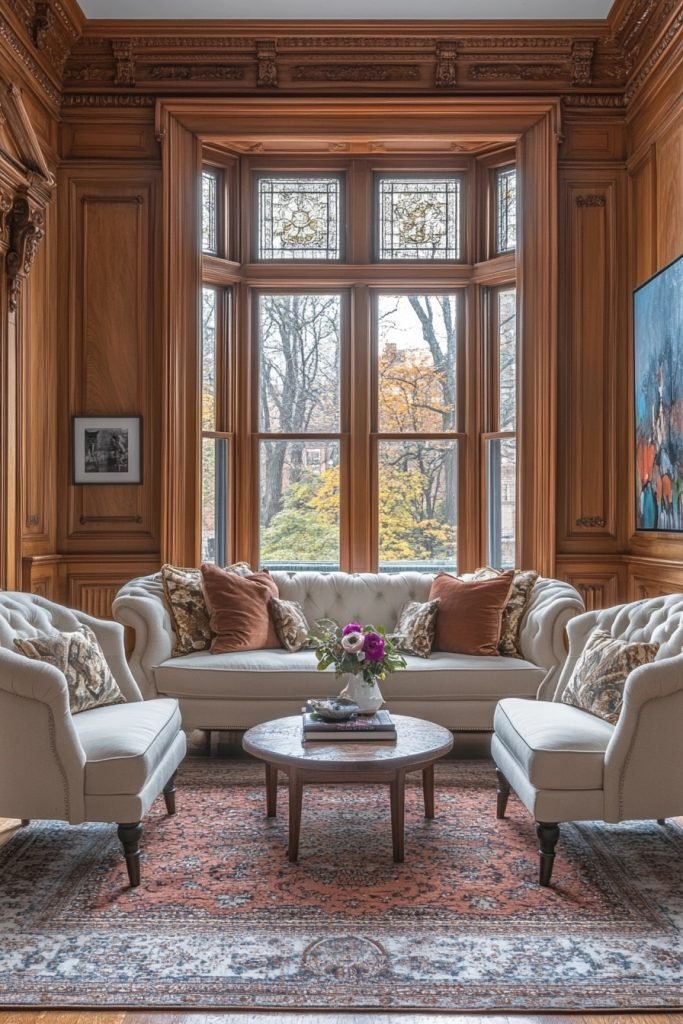 Contemporary Victorian Parlor