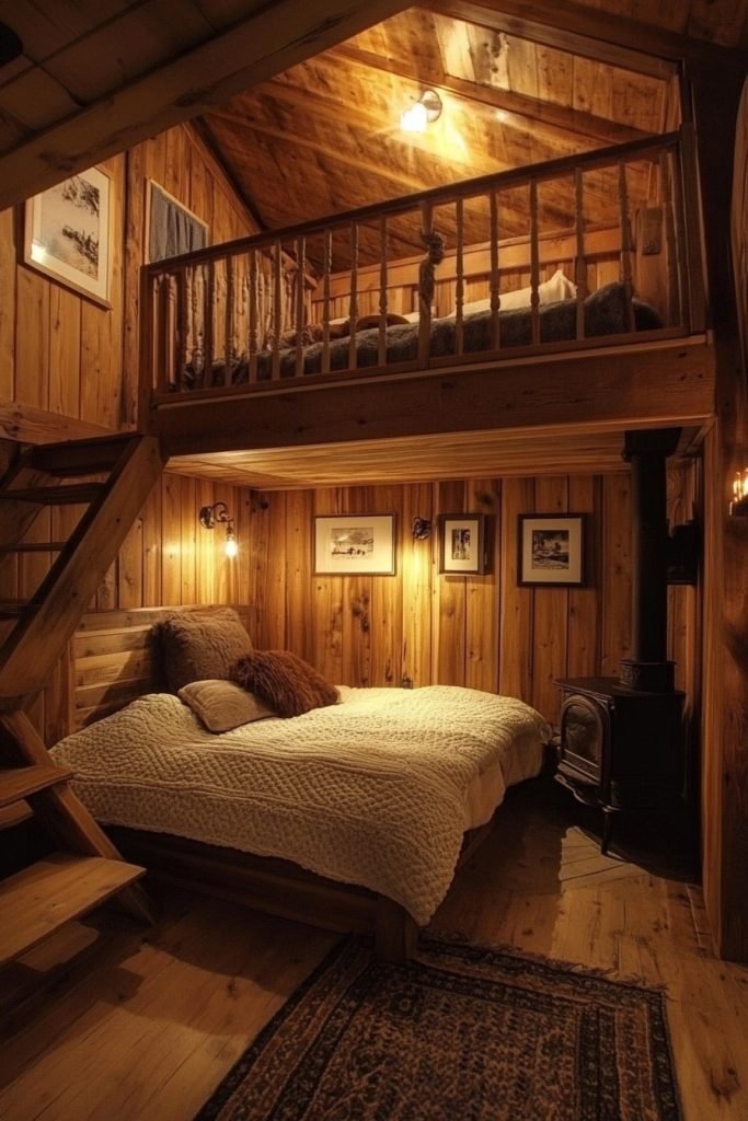 Cozy Cabin Loft Space
