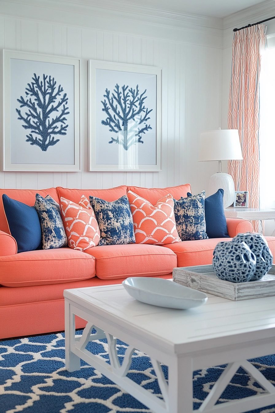 29 Coastal Preppy Interior Ideas For A Sophisticated Seaside Look ...