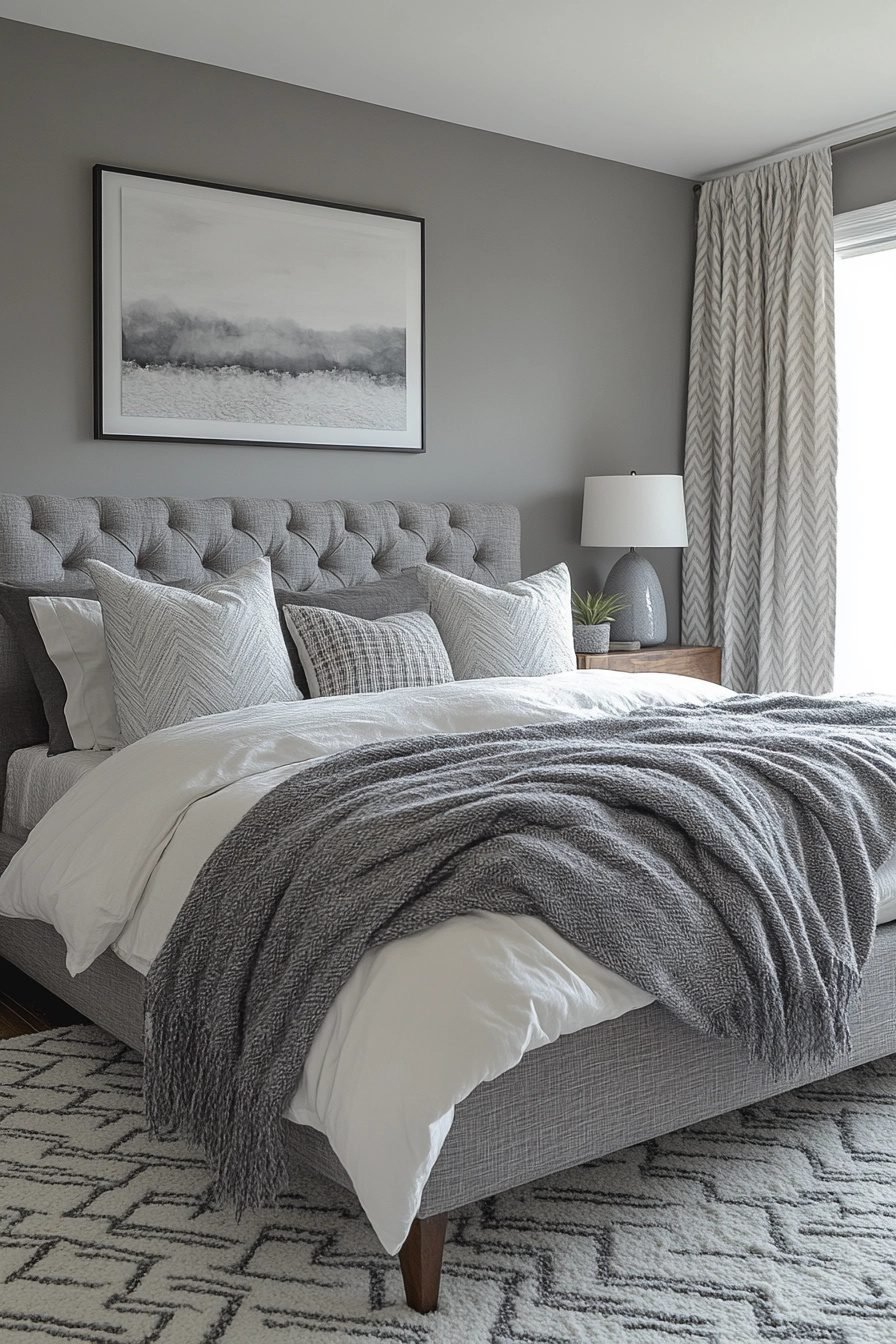29 Gray Boho Bedroom Ideas That Combine Minimalism With Boho Charm ...