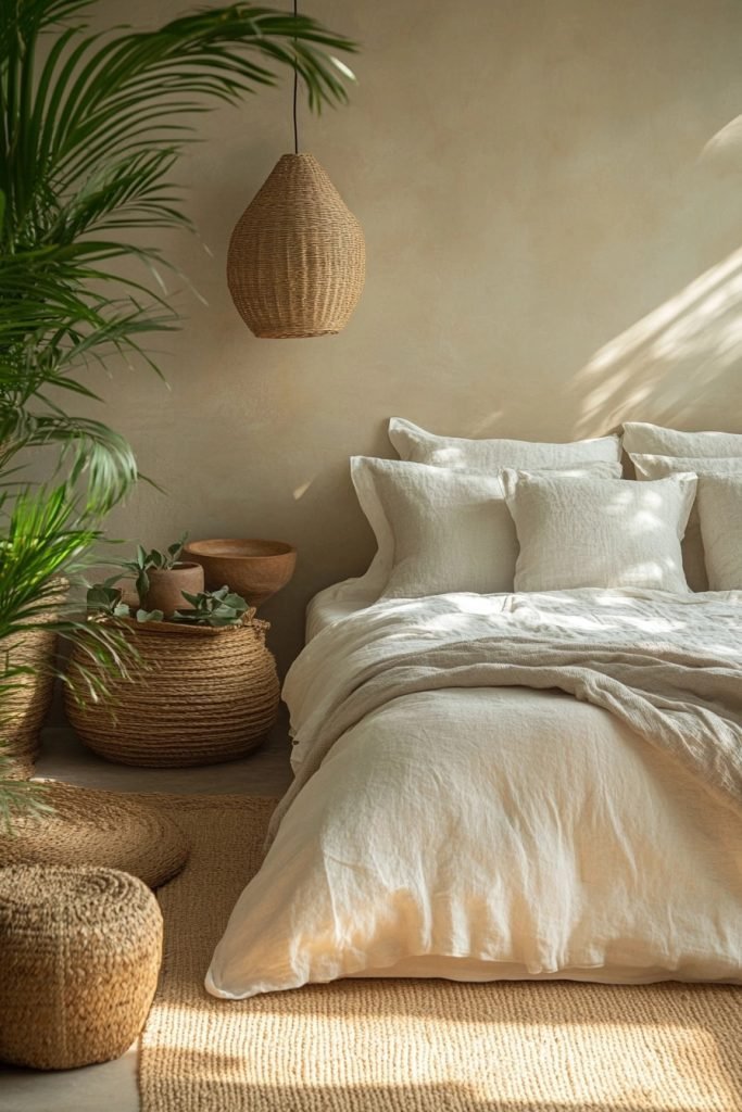 Eclectic Earth Tones Bedroom