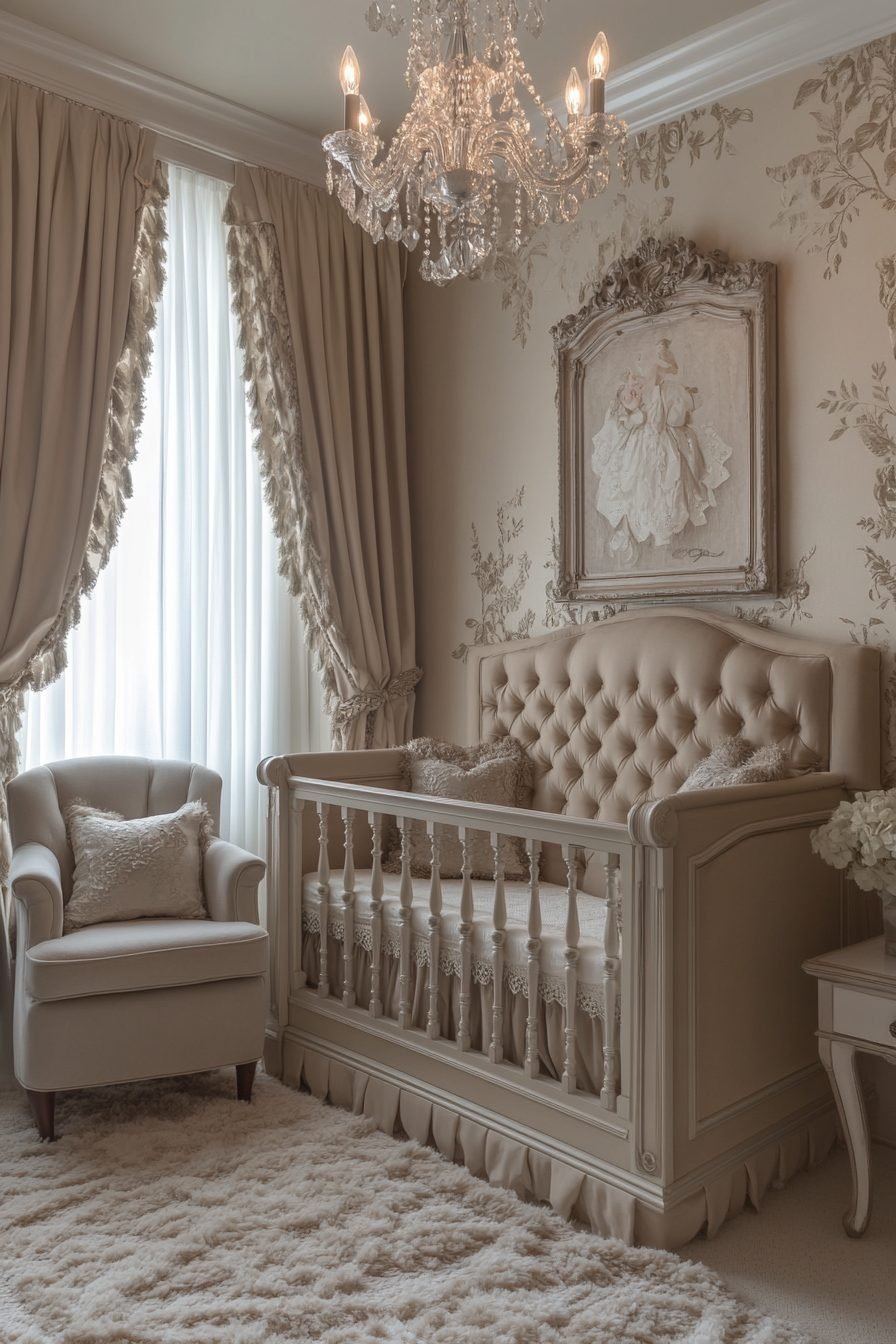Curated Apartment Style Chic Nursery Gallery View 41