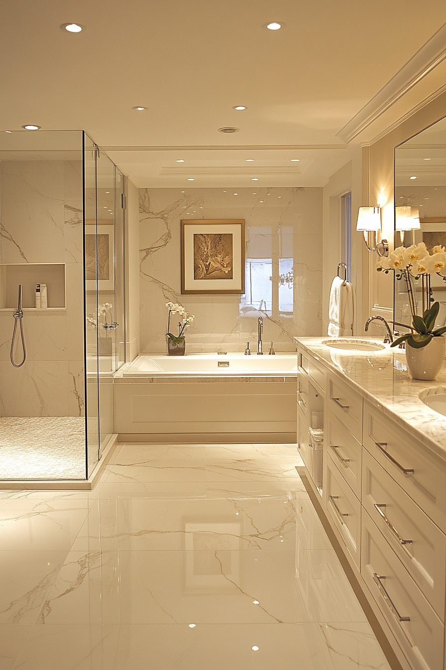 29 Transitional Bathroom Design Ideas For A Modern Yet Traditional Look ...