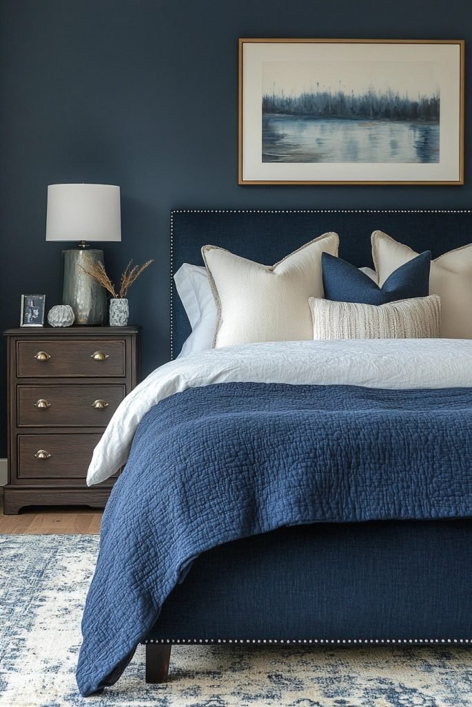 Elegant Navy Boho Niche