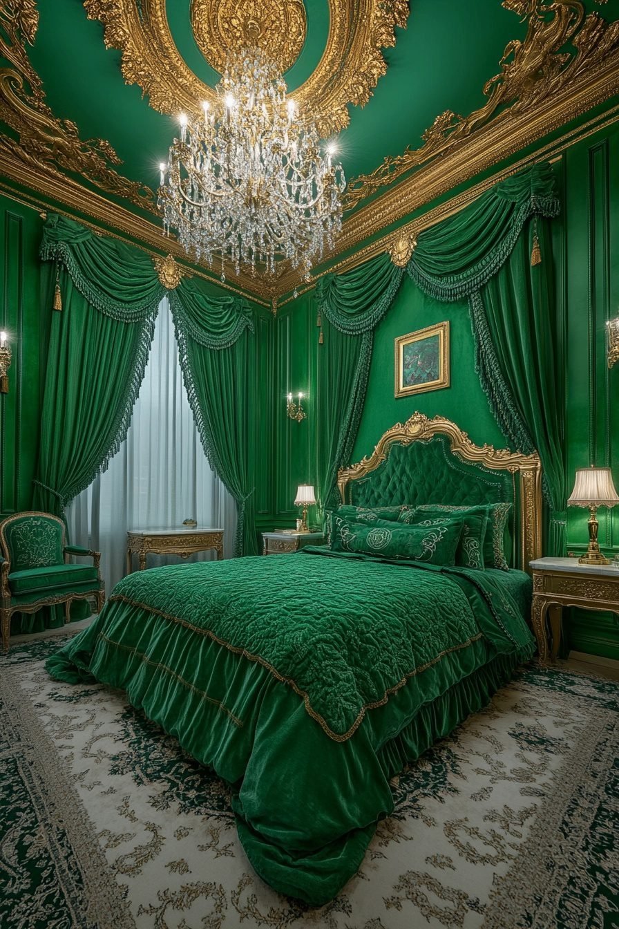 29 Green Fantasy Bedroom Ideas That Mix Dreamy Vibes With Natural ...