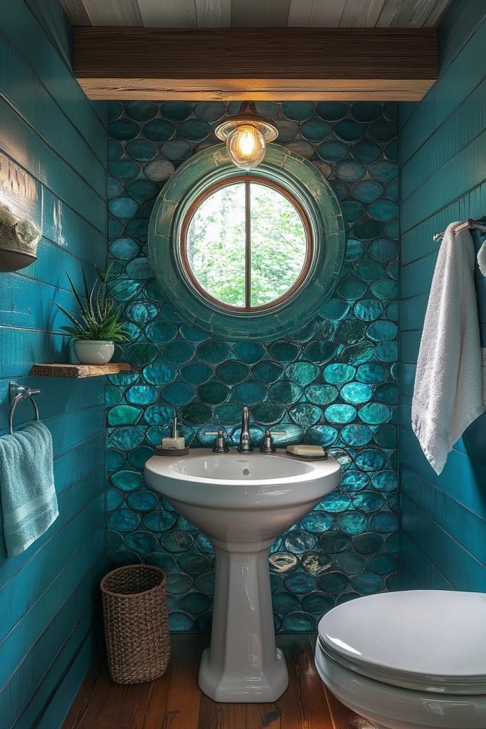 Fish Scale Powder Room