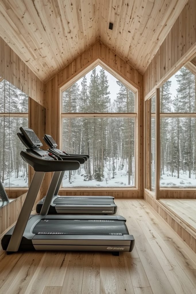 Frosty Fitness Room