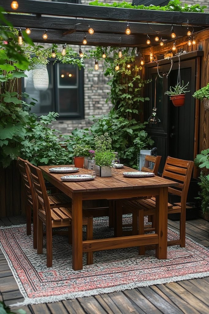 Functional Outdoor Dining Area