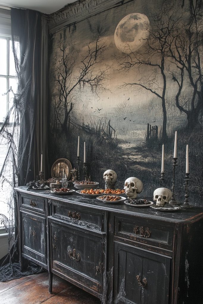 Halloween decor Gothic decor skeleton hands store dark romance apothecary witch decor