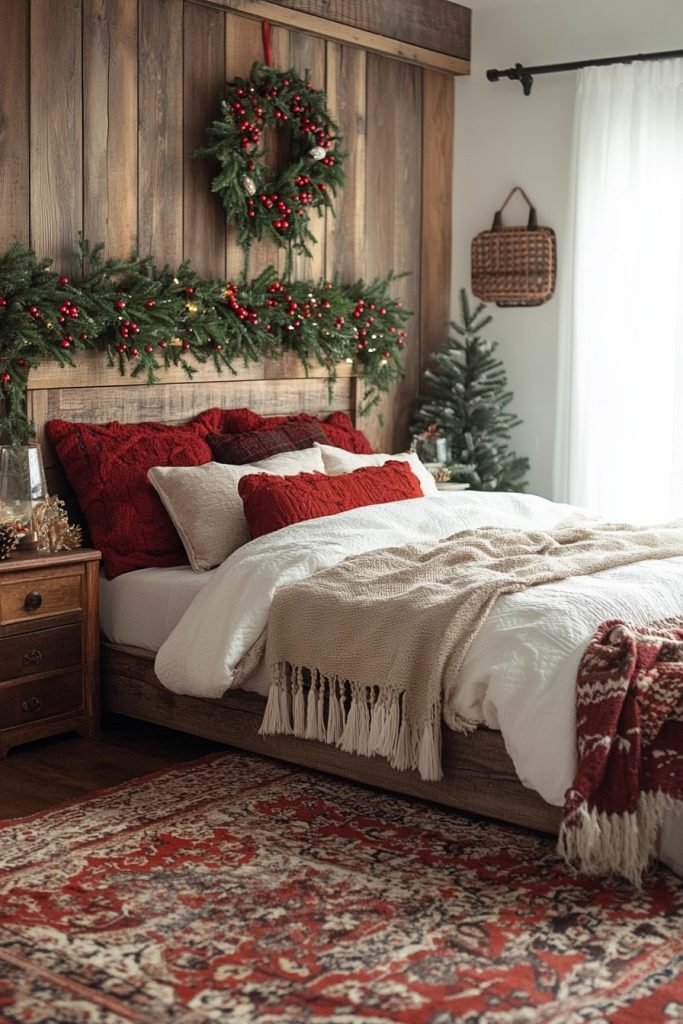 Holly Jolly Boho Bedroom