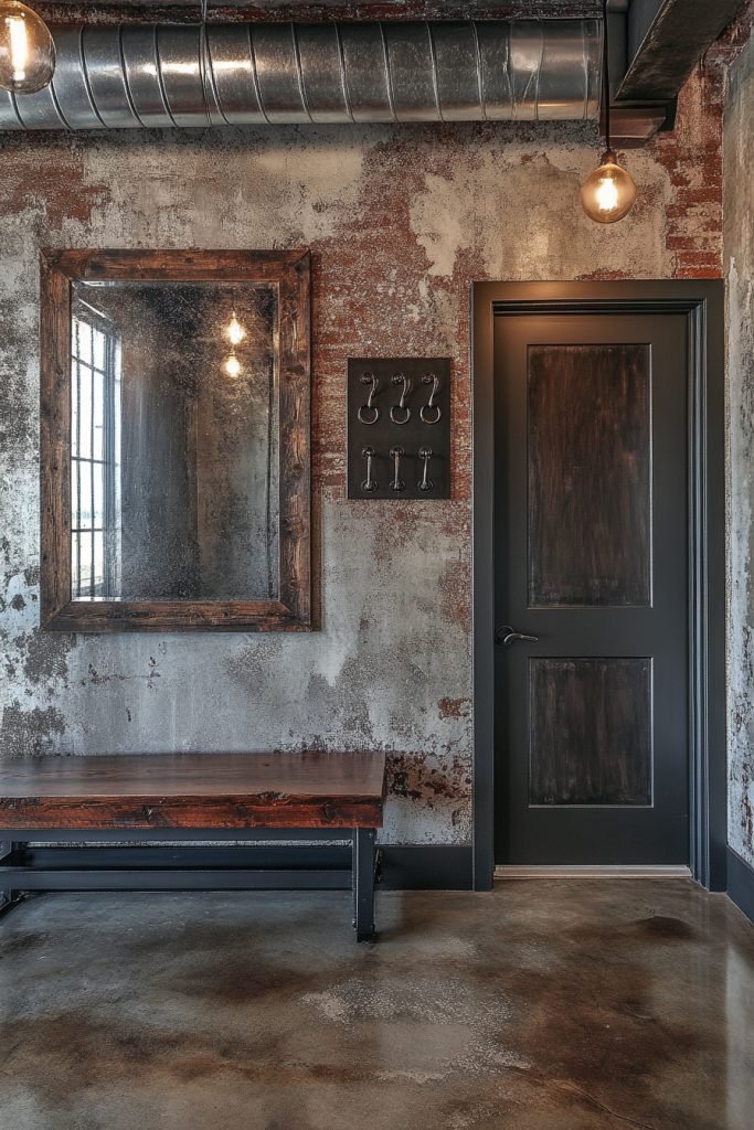 Industrial Style Entry