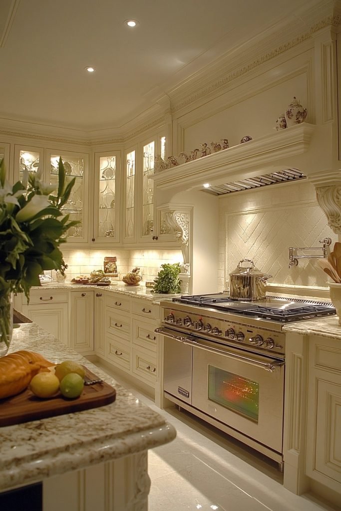 Limestone Luxury Kitchen