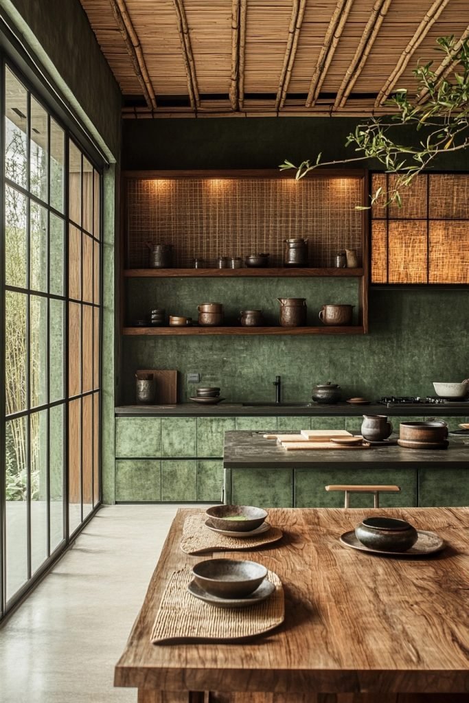 Matcha Inspired Kitchen