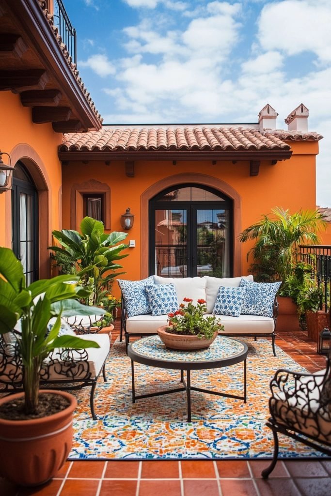 Mediterranean Inspired Lounge