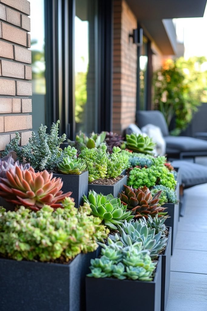 Minimal Maintenance Succulent Garden