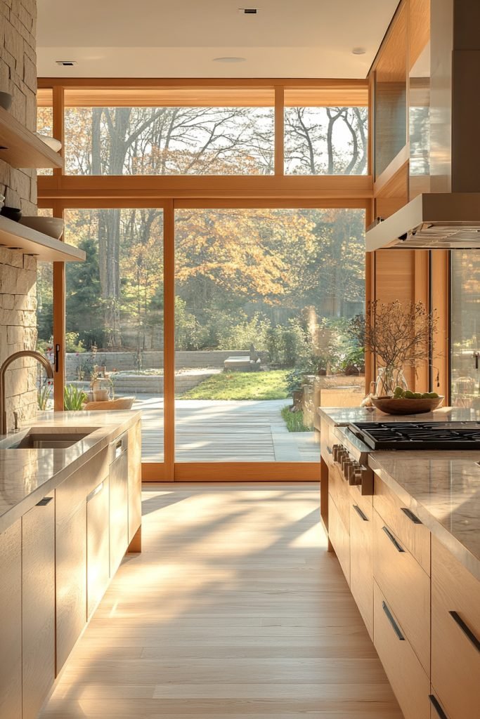 Minimalist Earth Kitchen