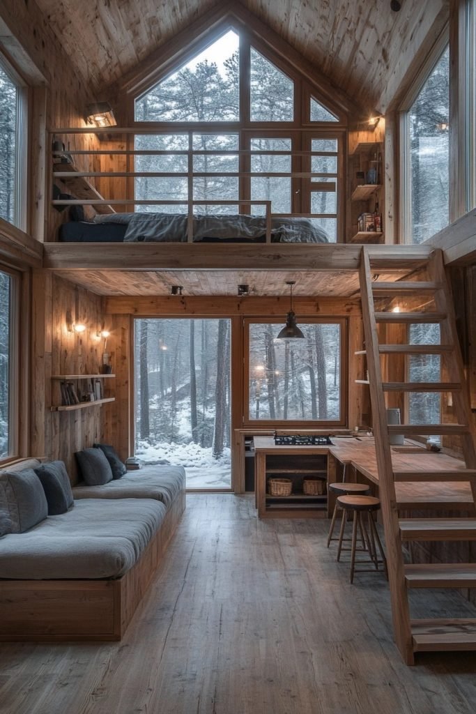 Minimalist Mountain Loft