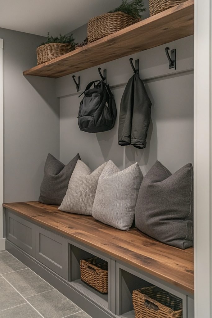 Minimalist Mudroom
