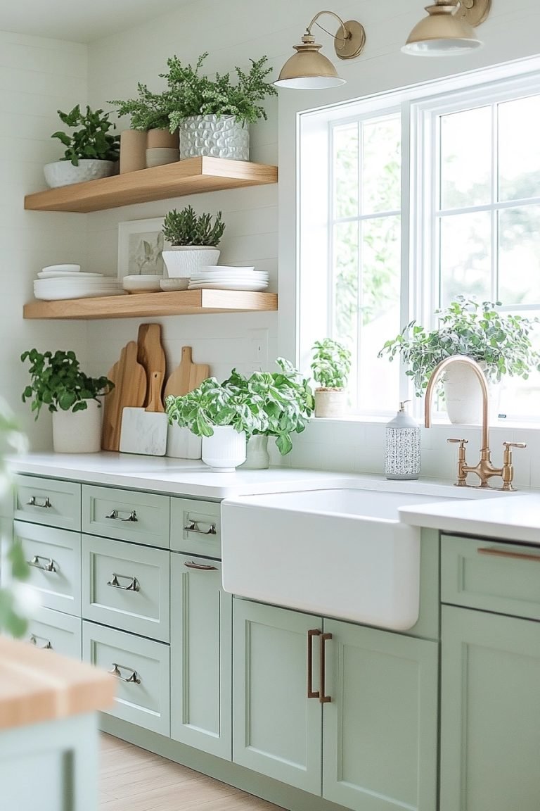Photo inspiration: Fresh Look at 29 Green Kitchen Designs For A Modern And Eco Friendly