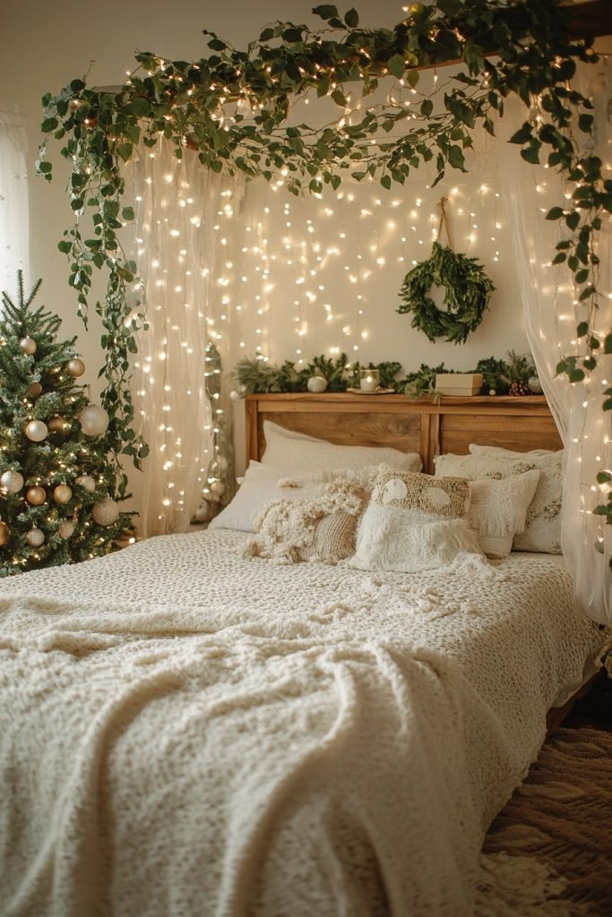 Mistletoe Magic Boho Bedroom